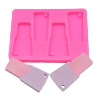 4 Cavities Crafts Tools DIY Water Glass Shape Silicone Tumbler Mold for Keychains