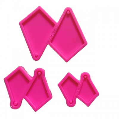 B082 Best Selling Keyring Molds Silicone Shiny Resin Kite Earring Mold