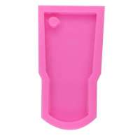 Silicone key ring mold shiny key chain mould DIY keychains Tumbler Mold